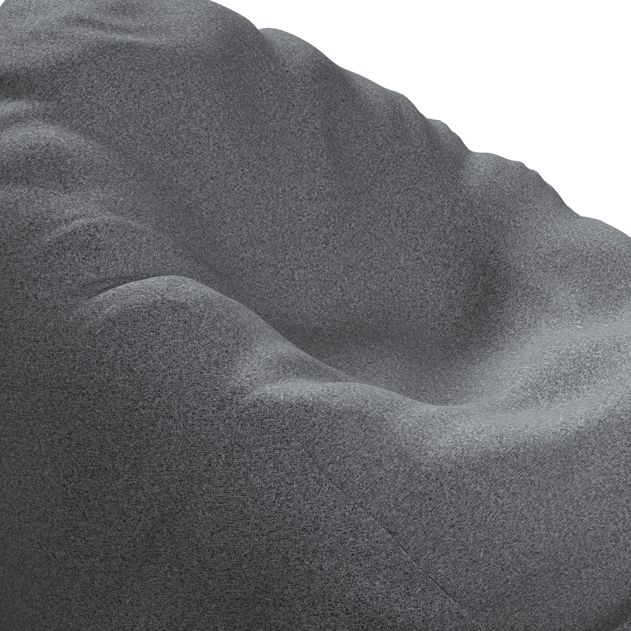 Worek do siedzenia, ciemno szary melanż, Ø50 x 85 cm, Amsterdam