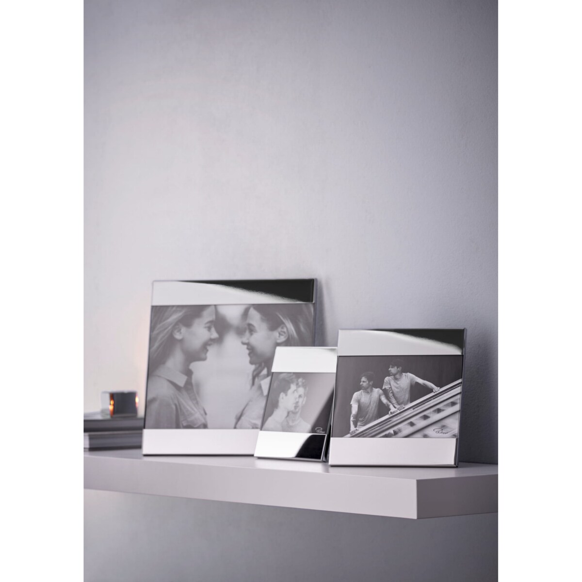 Ramka na zdjęcie ZAK - nikiel połysk, 15,5x16,5 cm