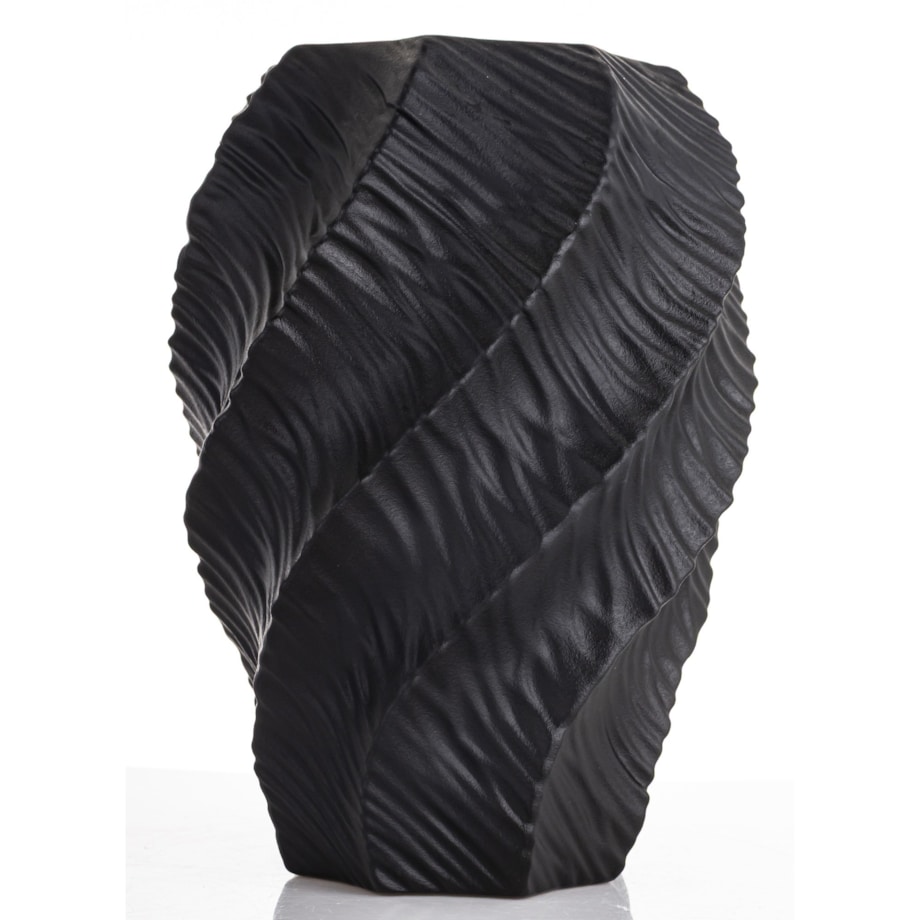 Wazon porcelanowy 35,5x17x12 cm TWISTER czarny