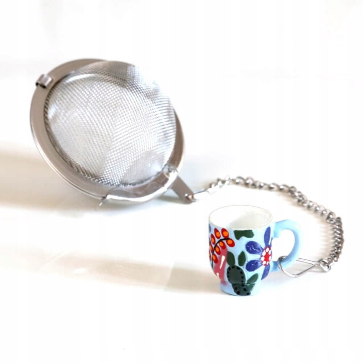 BOX prezentowy "Mam czas na..." - zestaw herbat sypanych świeca sojowa kubek z zaparzaczem - prezent upominek dla kobiety faceta mężczyzny niej niego