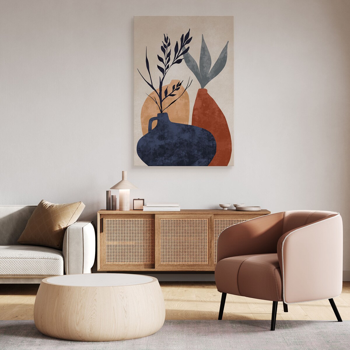 Obraz Natura Abstrakcja Naczynia Azteckie 30x40cm