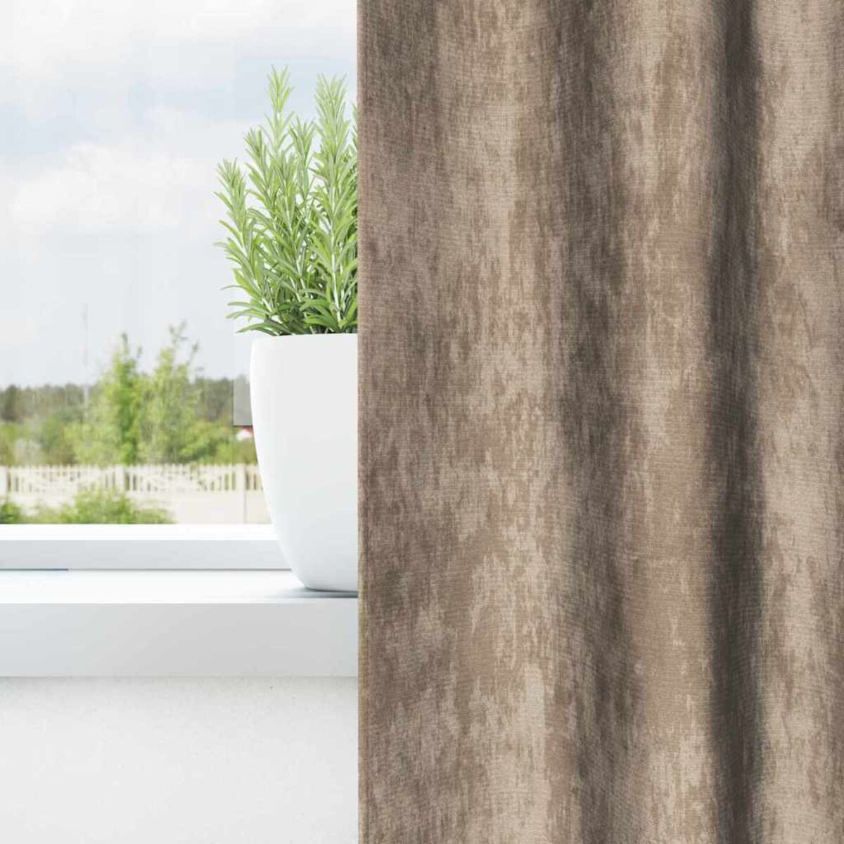 vidaXL Zasłona z zasłonami 2 pcs szampański 260 x 140 cm Aksamit