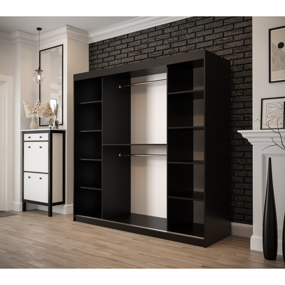 Szafa przesuwna OLDSTYLE T 200 Czarny / Old Style