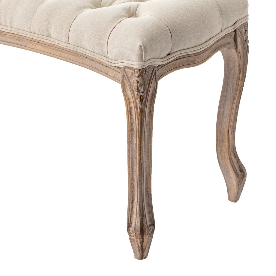 Ławka Isacco cream 114x38x48cm, 114 x 38 x 48 cm