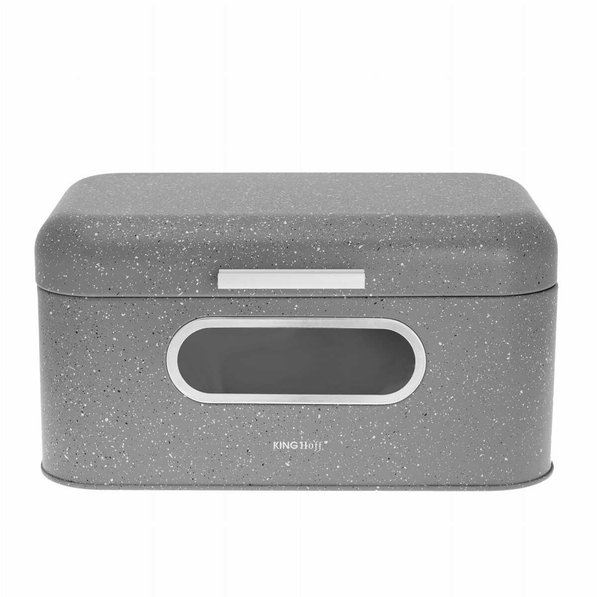 Chlebak stalowy marmurek szary KINGHOFF