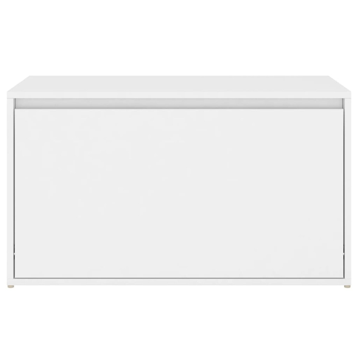 vidaXL Ławka do przedpokoju, biała 80x40x45 cm materiał drewnopochodny