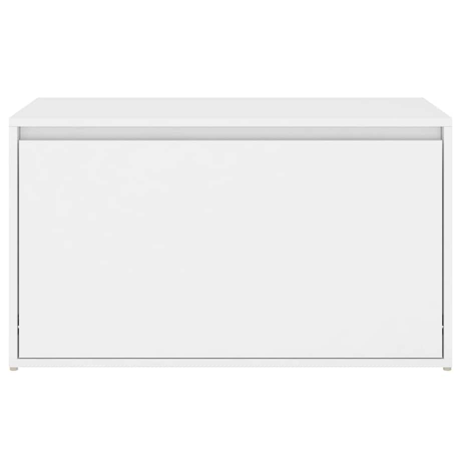 vidaXL Ławka do przedpokoju, biała 80x40x45 cm materiał drewnopochodny