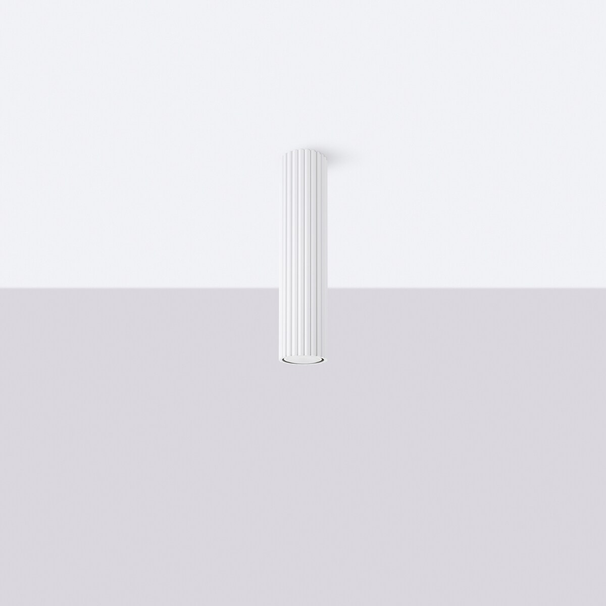 Plafon KARBON 30 biały