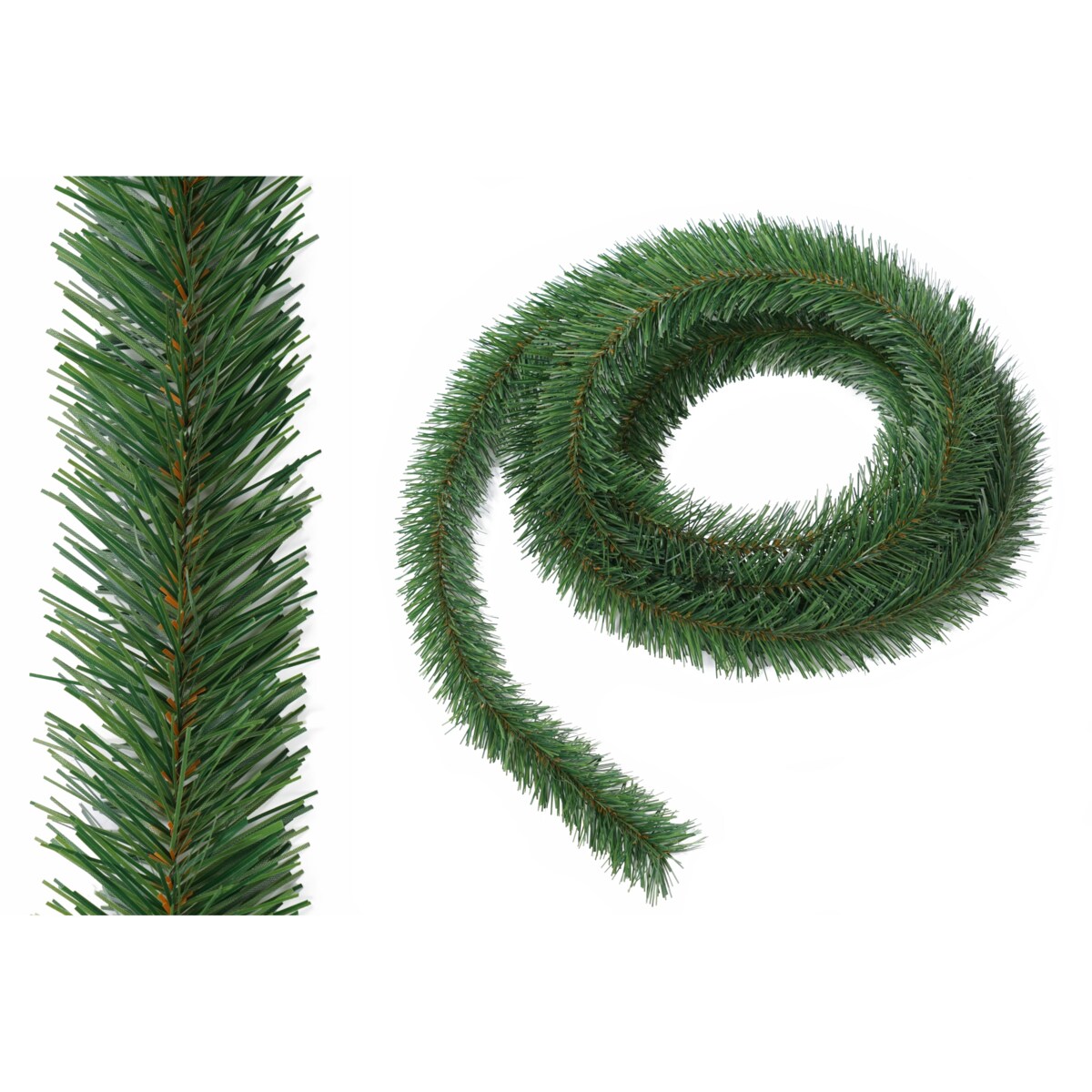 450 cm SZTUCZNA GIRLANDA NA DEKORACJE ZIELONA 20x