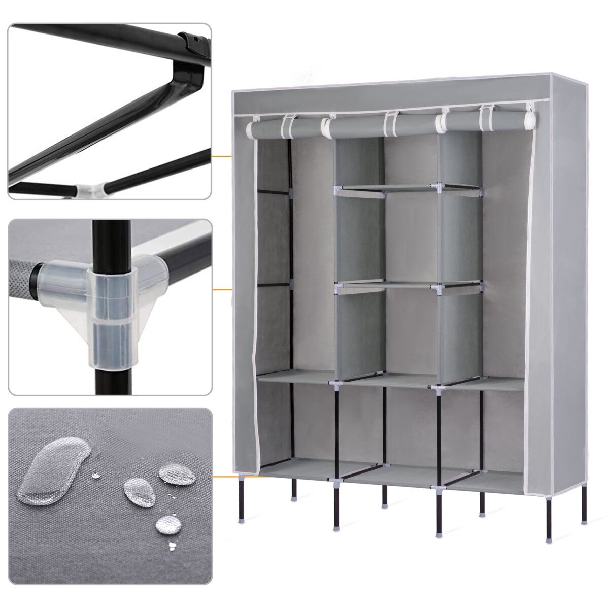 Szafa tekstylna garderoba materiałowa Massido 680101