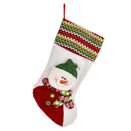 Skarpeta na prezenty 46x26x4 cm NEGULO w zielonej czapce