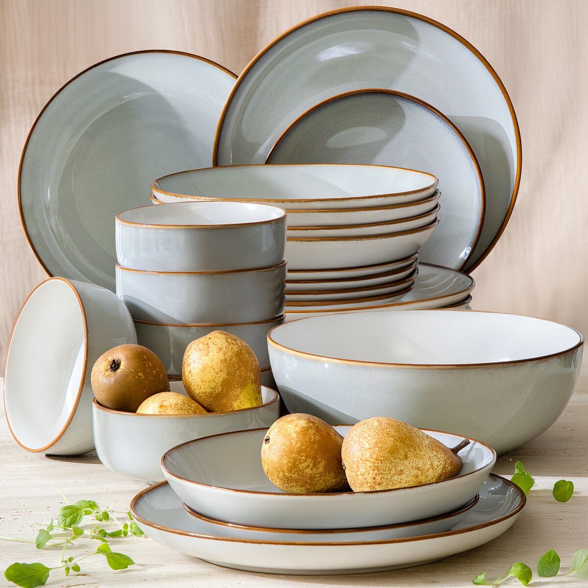 PORTOFINO Zestaw obiadowy 6 os. (25 el.)