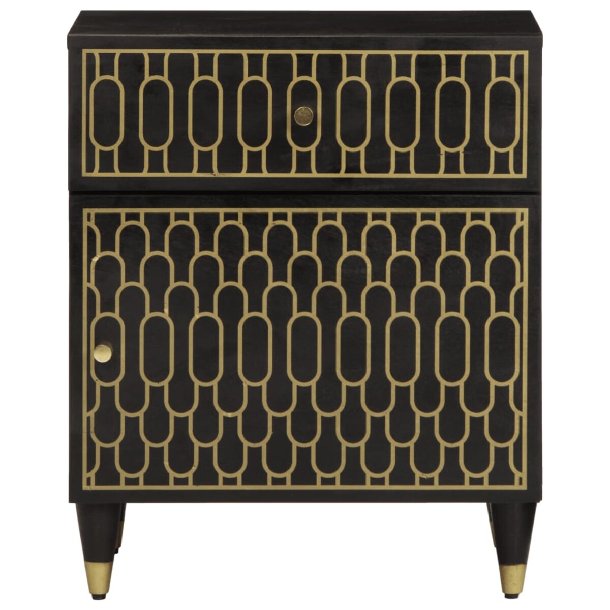 vidaXL Szafka nocna, 50x33x60 cm, lite drewno mango