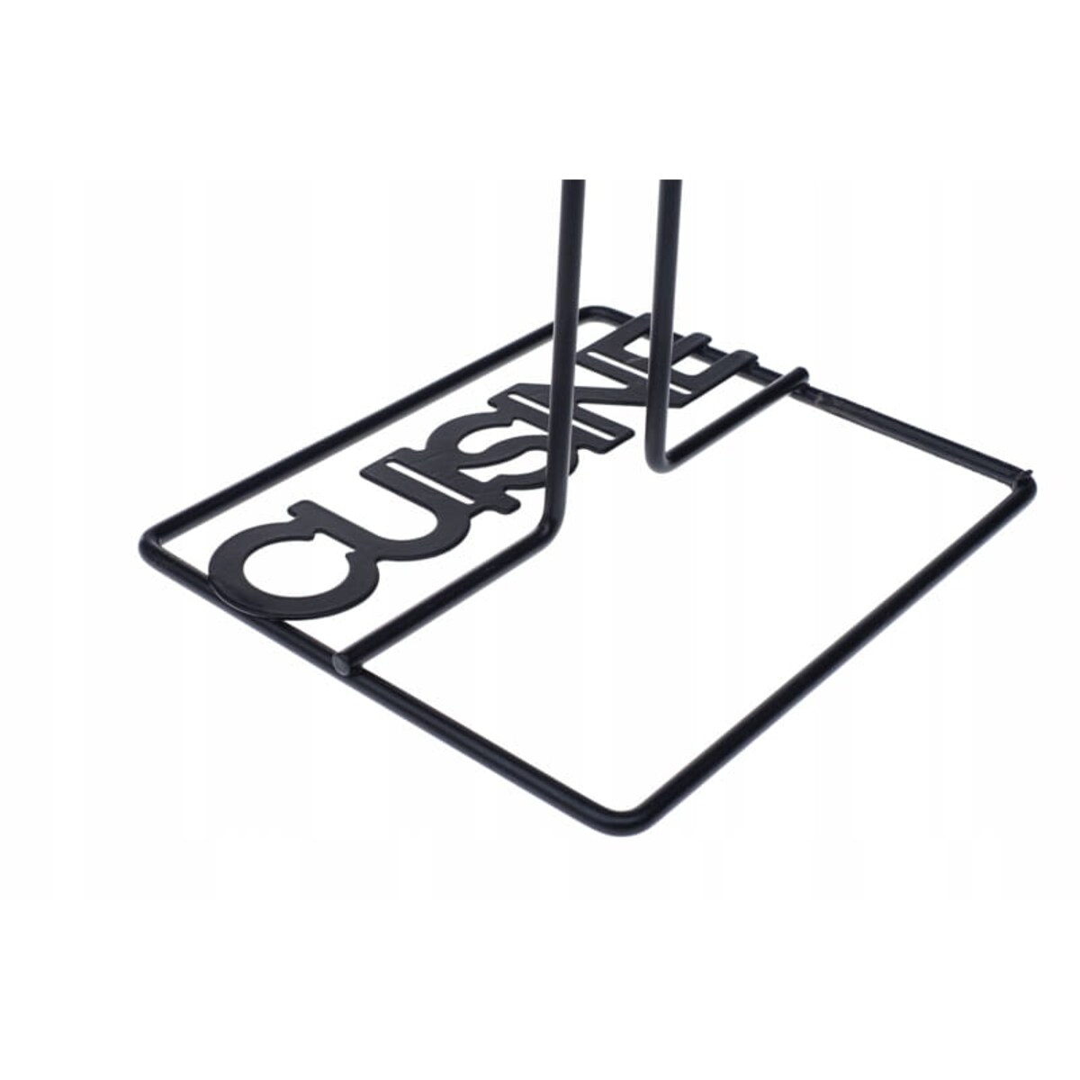 Wyjątkowy metalowy wieszak na ręczniki kuchenne Markowy Houseware w kolorze czarnym