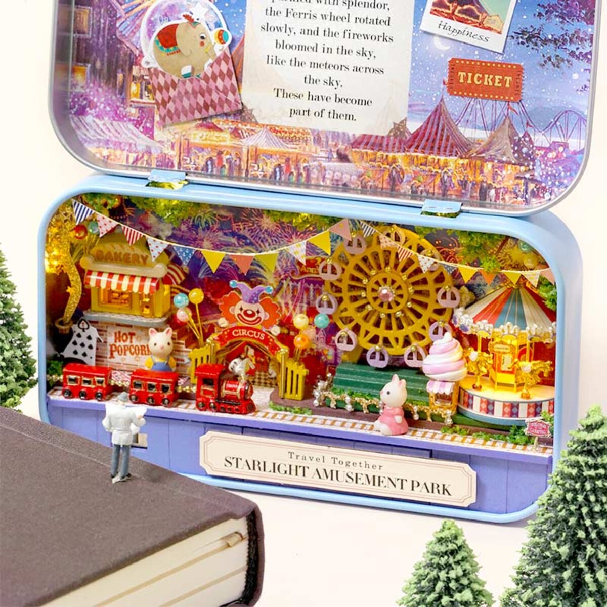 Miniaturowy domek DIY - Wesołe miasteczko