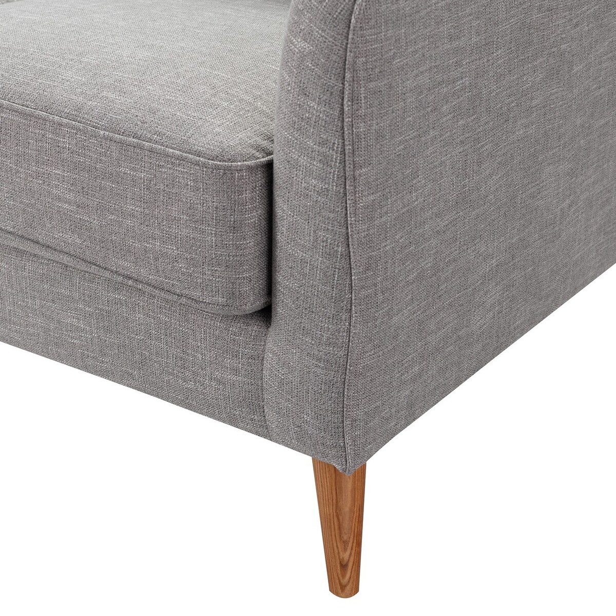 Sofa Venuste grey linen 2-os., 140 x 90 x 90 cm