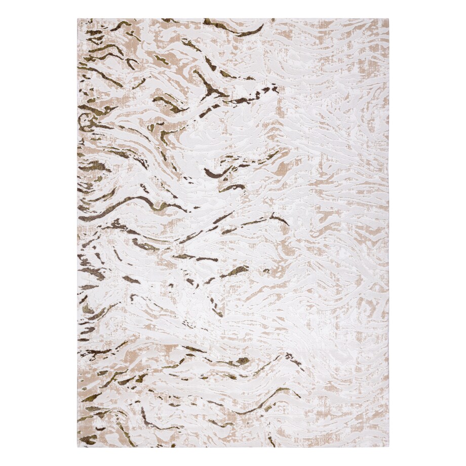 Dywan AKRYL DIZAYN 123 beż / zielony 160x230 cm