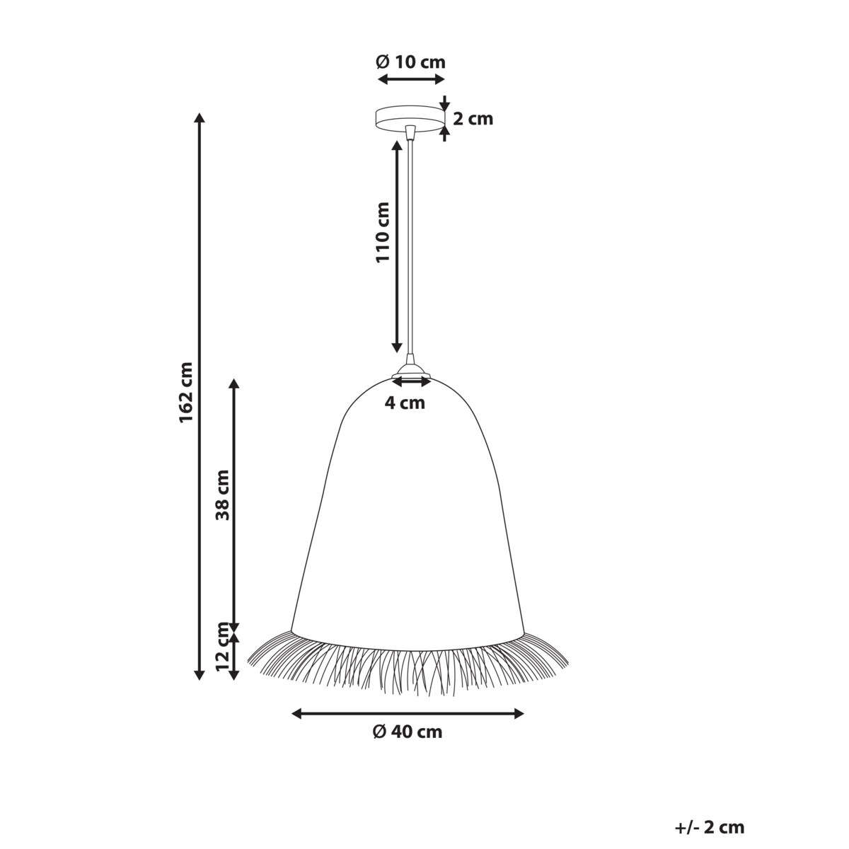 Lampa wisząca ARYS Hiacynt wodny Naturalny