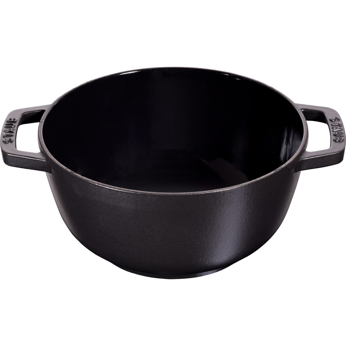Zestaw do fondue Staub - 16 cm, Czarny