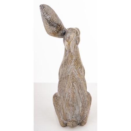 Dekoracja - zając brązowy 25,5x17x8 cm LONGORELA-2