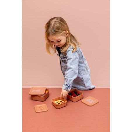 Zestaw pojemników na przekąski 3 szt. – Kot Trixie Baby