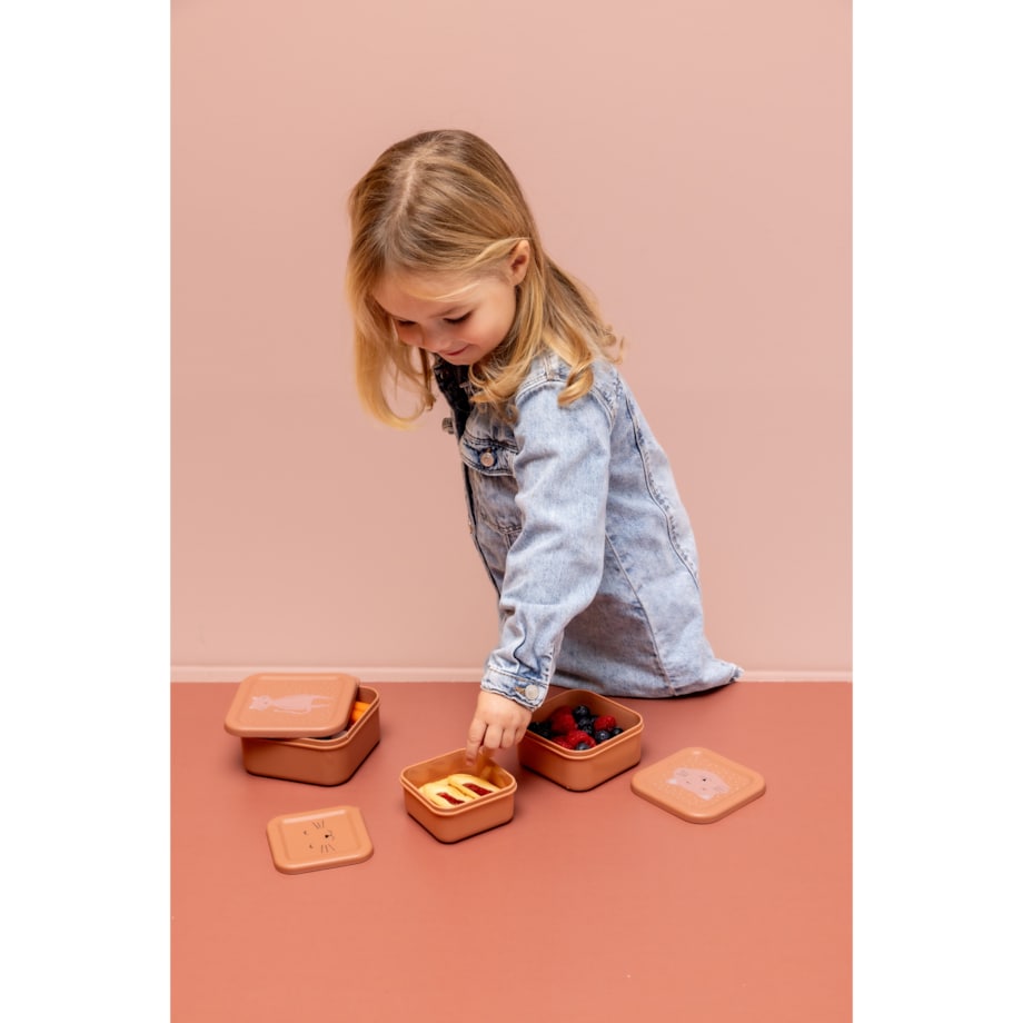 Zestaw pojemników na przekąski 3 szt. – Kot Trixie Baby