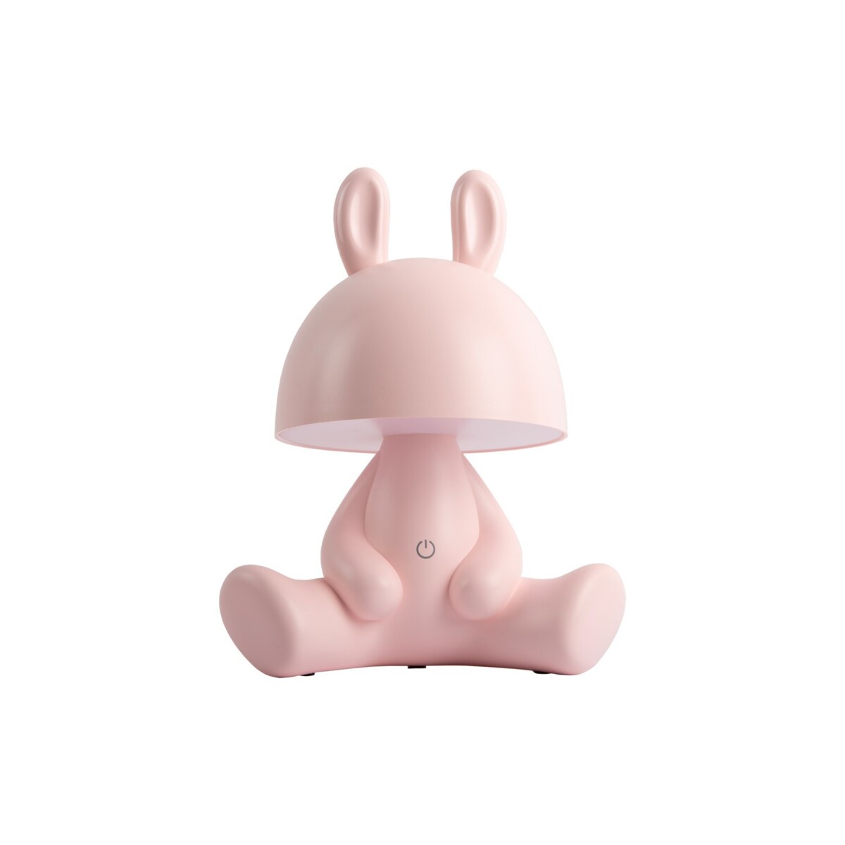 Lampka nocna LED 27x17x22 cm CONIGLIETTO różowa