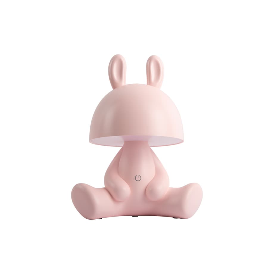 Lampka nocna LED 27x17x22 cm CONIGLIETTO różowa