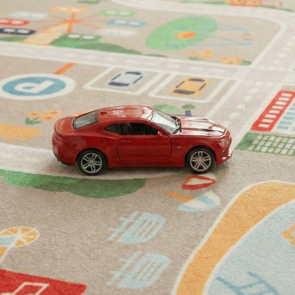 Dywan dziecięcy Ulice 200x300 cm e-floor beżowy