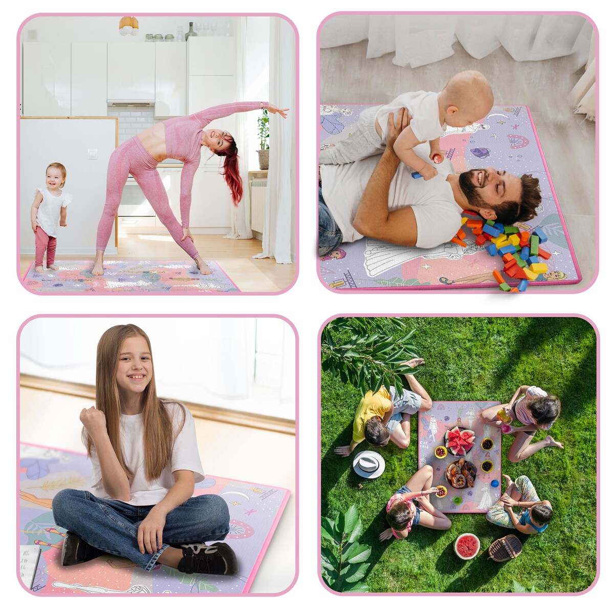 Mata edukacyjna piankowa dywan do malowania 92x120 cm zmywalna Ricokids