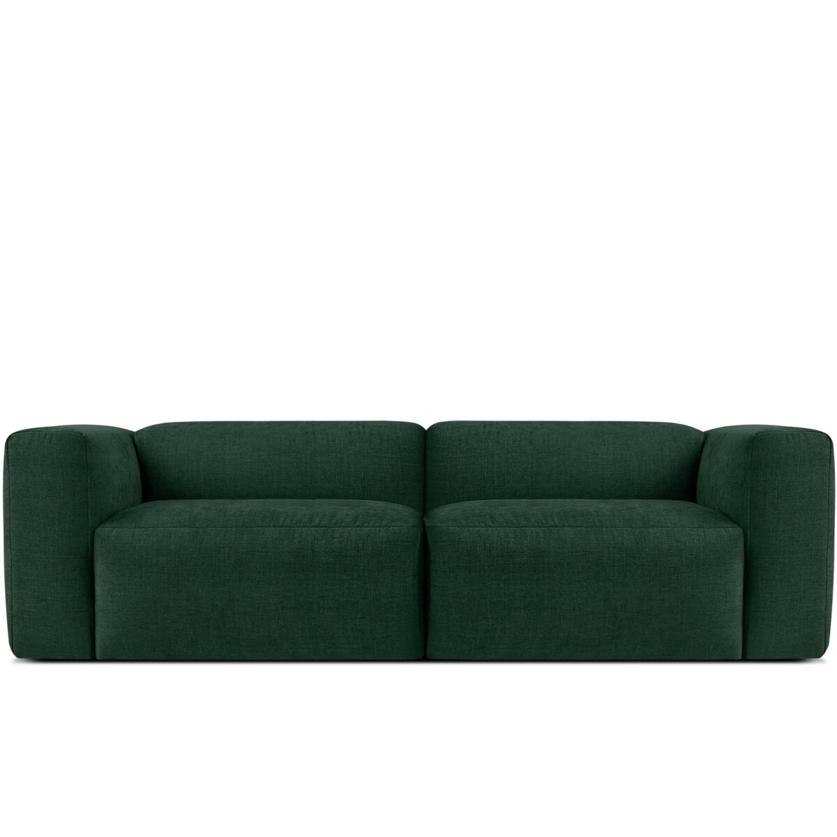 KONSIMO BUFFO 2,5-osobowa sofa z niezwykle miękkim i wygodnym siedziskiem, kolor morski