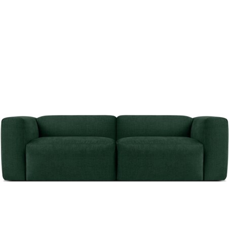 KONSIMO BUFFO 2,5-osobowa sofa z niezwykle miękkim i wygodnym siedziskiem, kolor morski