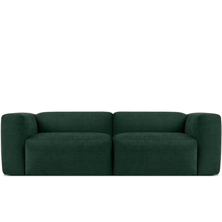 KONSIMO BUFFO 2,5-osobowa sofa z niezwykle miękkim i wygodnym siedziskiem, kolor morski