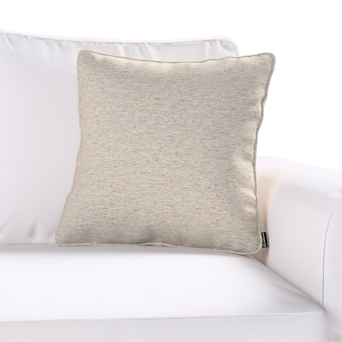 Poszewka Gabi na poduszkę 60x60 szaro-beżowy melanż