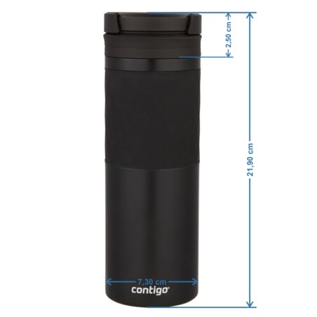 Kubek ceramiczny/ kubek termiczny Contigo Glaze 470ml - srebrny