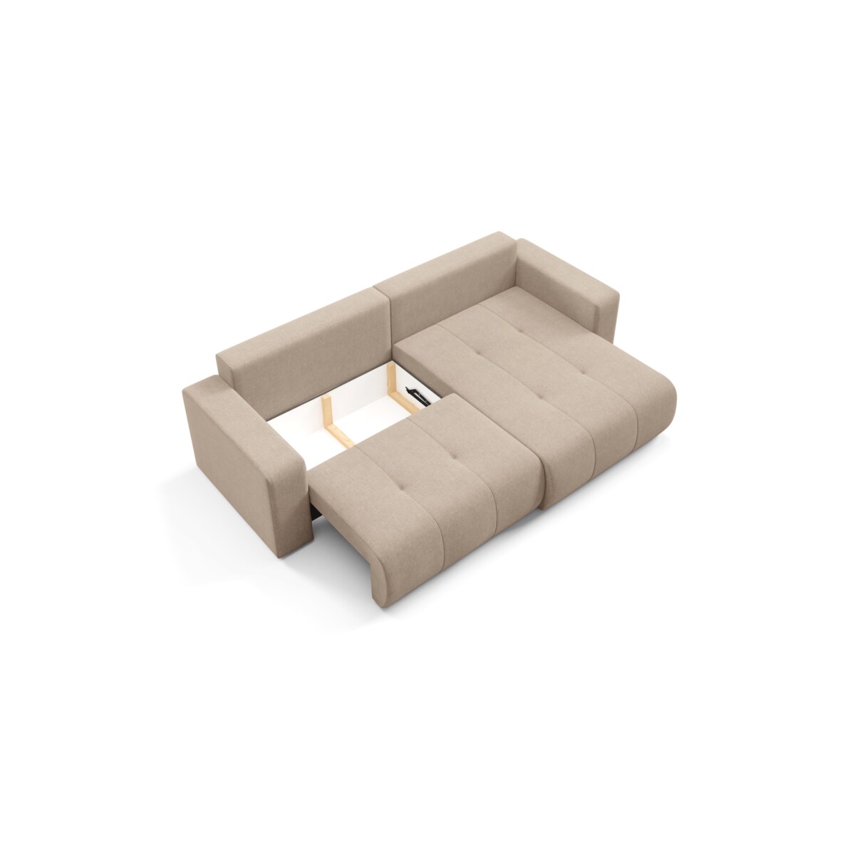 Narożnik MOLINIO L z funkcją spania z pojemnik na pościel Kolor: Wind 56