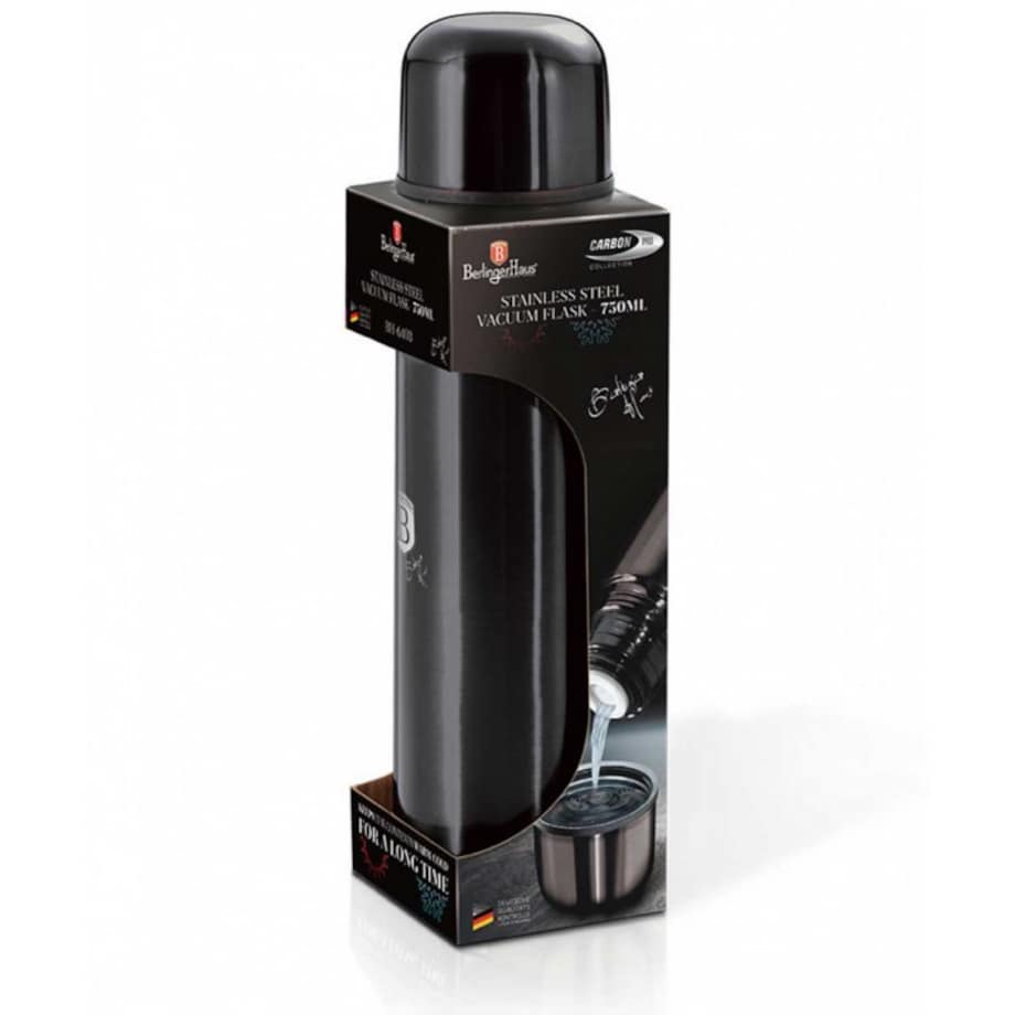 Termos stalowy 750ml Berlinger Haus Metallic Line Carbon Pro BH-6403