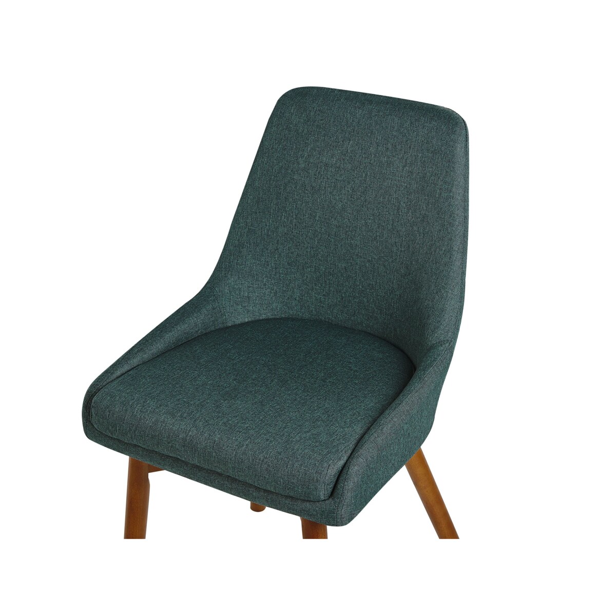 Zestaw 2 krzeseł do jadalni zielony MELFORT