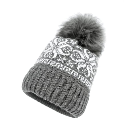 Czapka Grudniowy Poranek Szara Szary, Uniwersalny