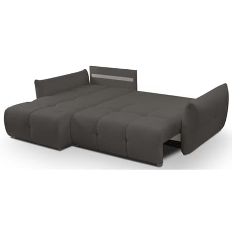 Narożnik z funkcją spania do salonu BOSE, lewostronny, grafitowy