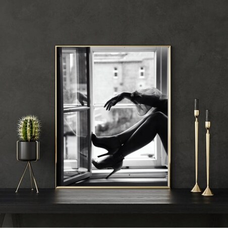 Poster Story, Plakat, Obraz - Szpilki w Oknie, wymiary 70 x 100 cm