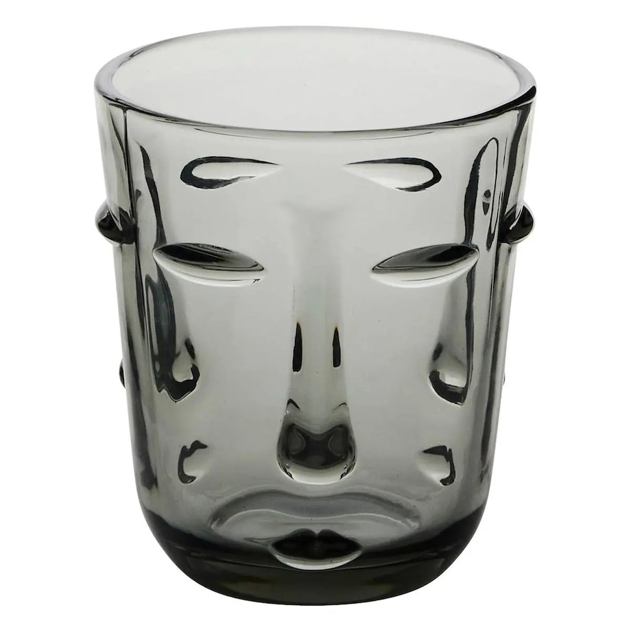 Komplet 6 szklanek szarych Visage 300 ml