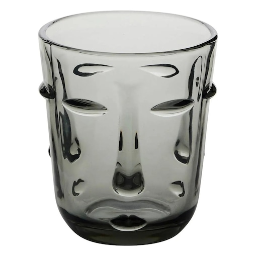 Komplet 6 szklanek szarych Visage 300 ml