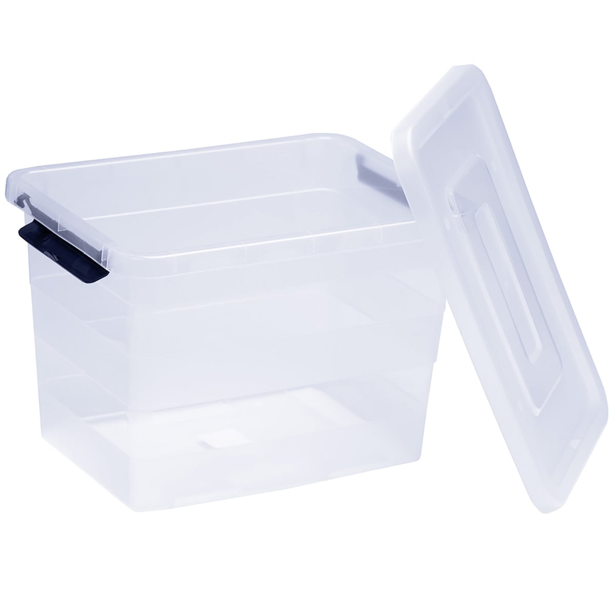 Pojemnik Plastikowy Pudełko 20 L Do Przechowywania Transparentne