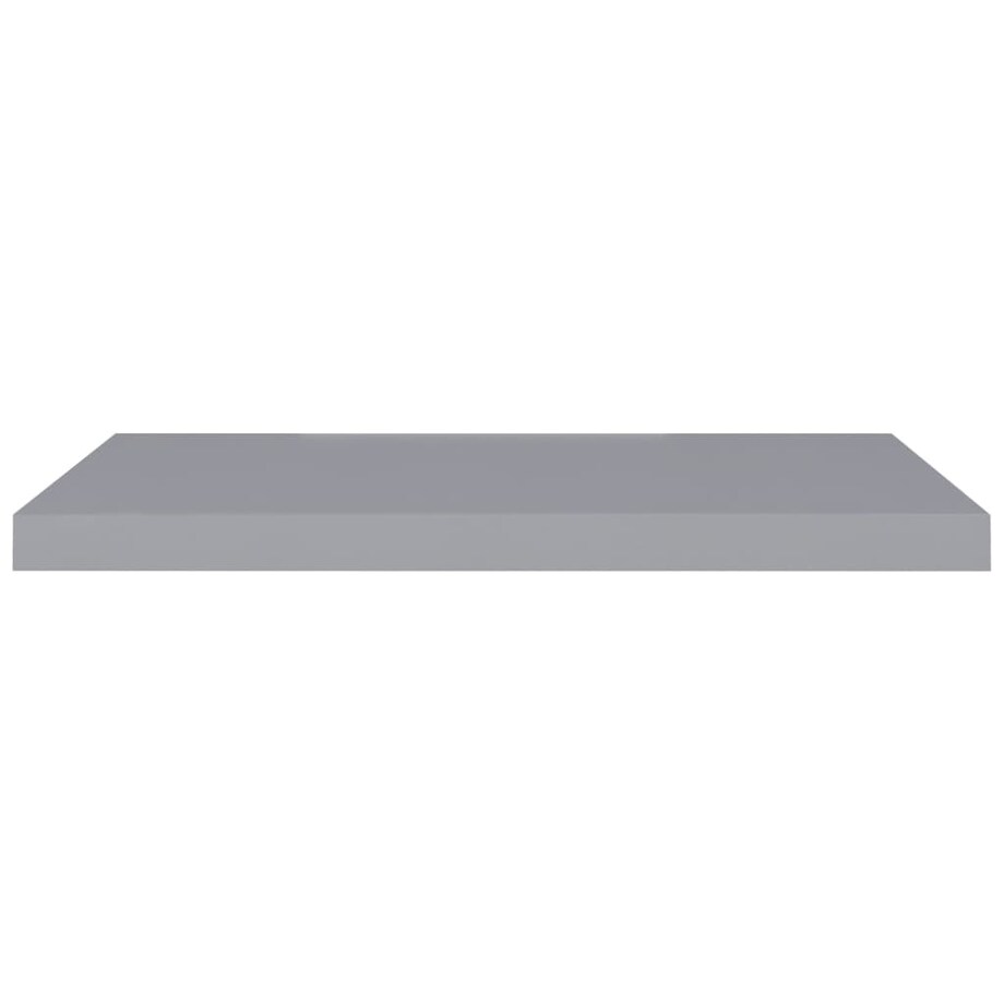 vidaXL Półki ścienne, 4 szt, szare, 80 x 23,5 x 3,8 cm, MDF