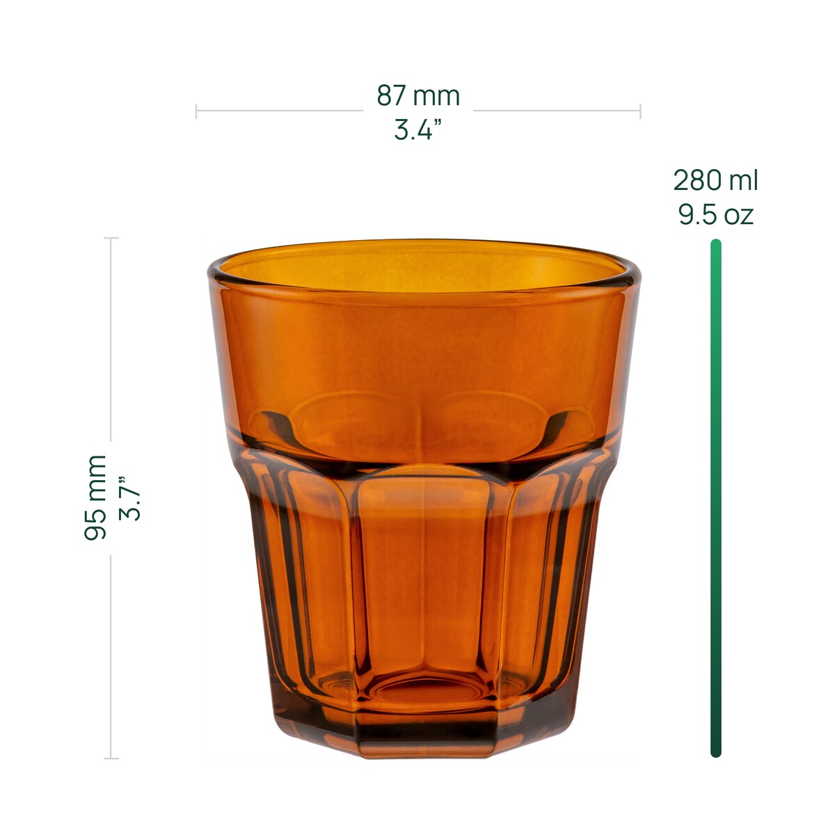 Komplet szklanek w stylu vintage Alva Retro 230 ml