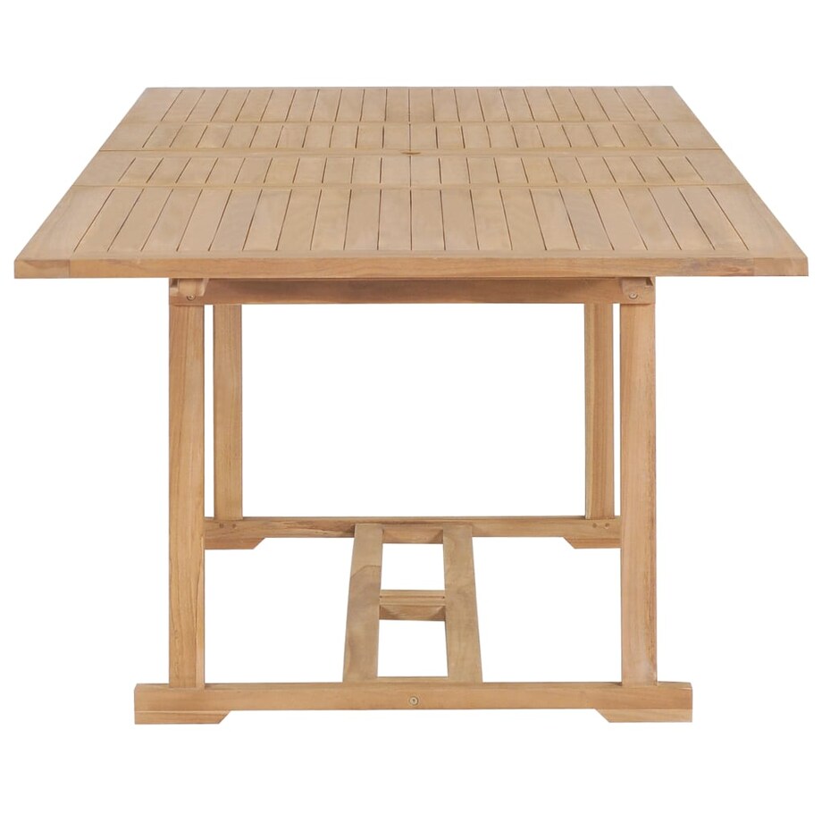 vidaXL Rozkładany stół ogrodowy, 180-280x100x75 cm, lite drewno tekowe