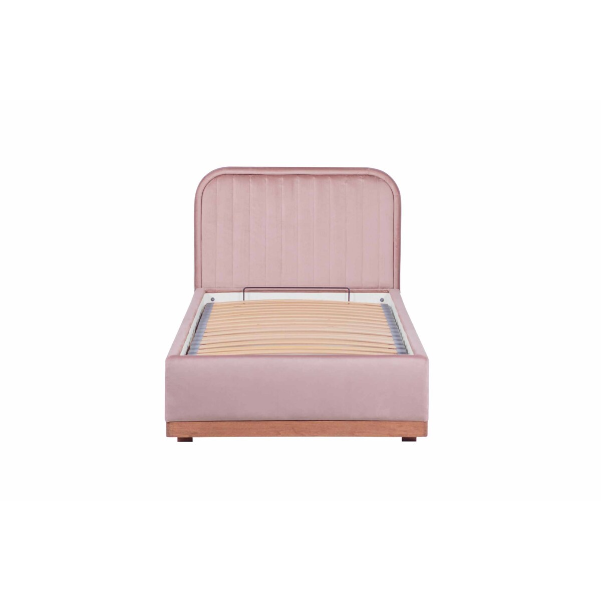 Łóżko dziecięce Delikate z pojemnikiem na pościel (90x200) w tkaninie Charles Mellow