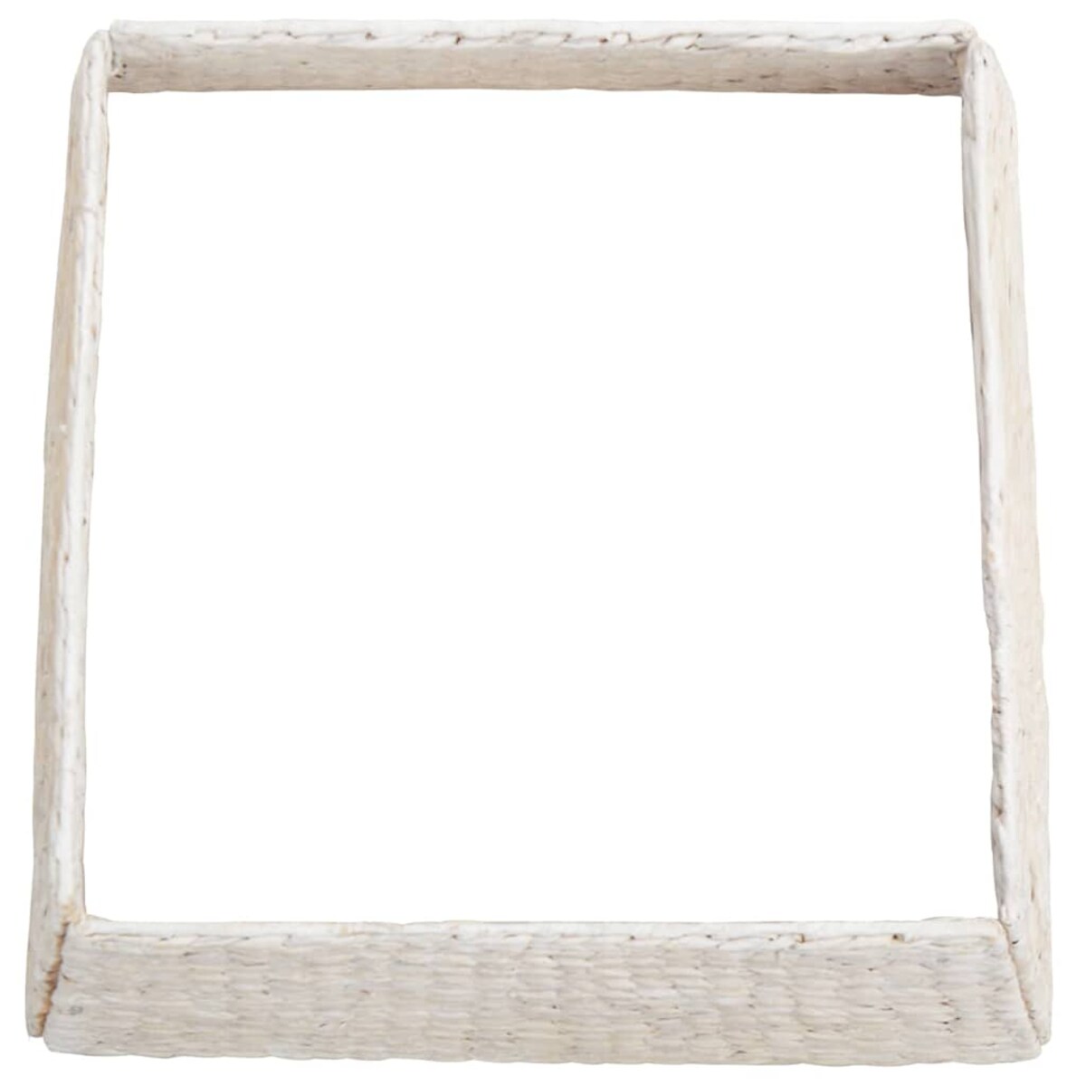 vidaXL Kołnierz do Choinki Biały 70 x 70 x 28 cm Hiacynt wodny