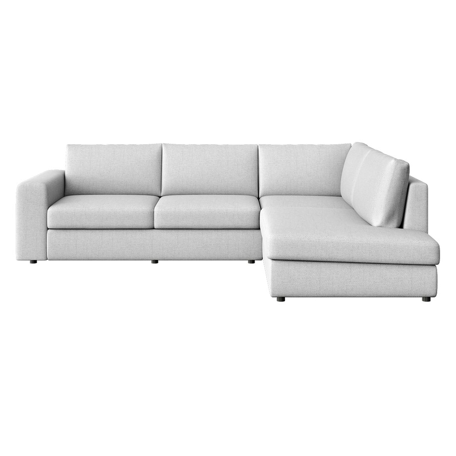 Sofa narożna prawa Baga jasno szara